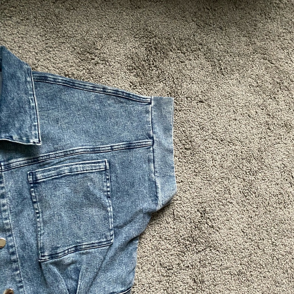 Fashion Nova Light Blue Denim Overalls - Picture 9 of 15